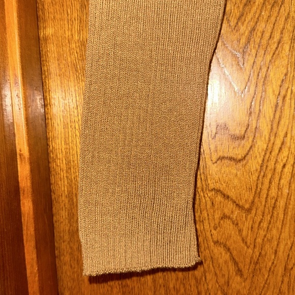 NWT Two Toned Brown Black Ribbed MIDI Sweater Dress - Picture 8 of 10